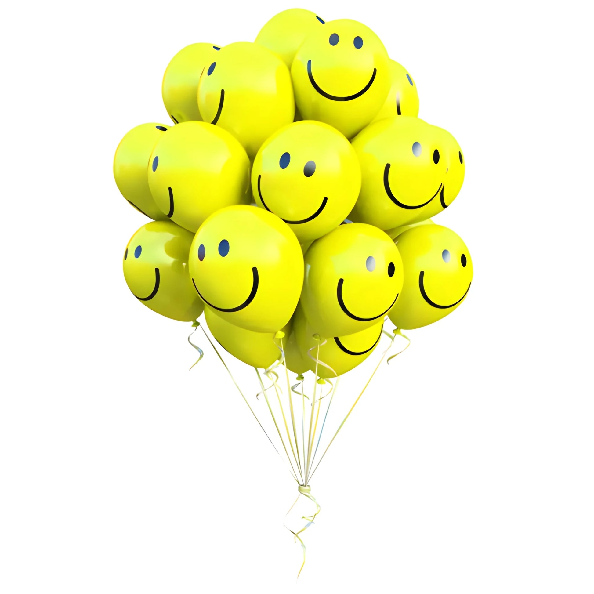 Smiley Print Party Balloons - Toys & Games