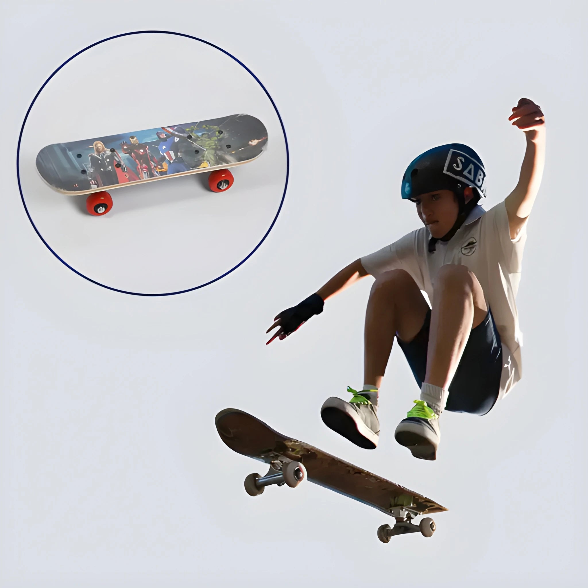 Complete beginner skateboard for kids