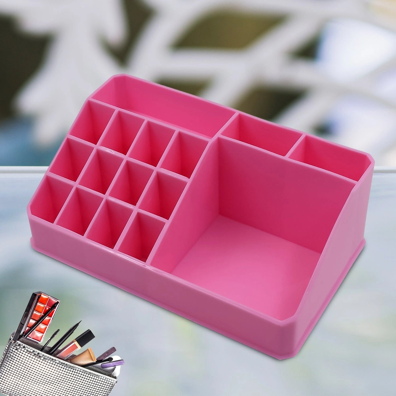 Best plastic makeup organizer box - household storage containers | 2025 | fast shipping