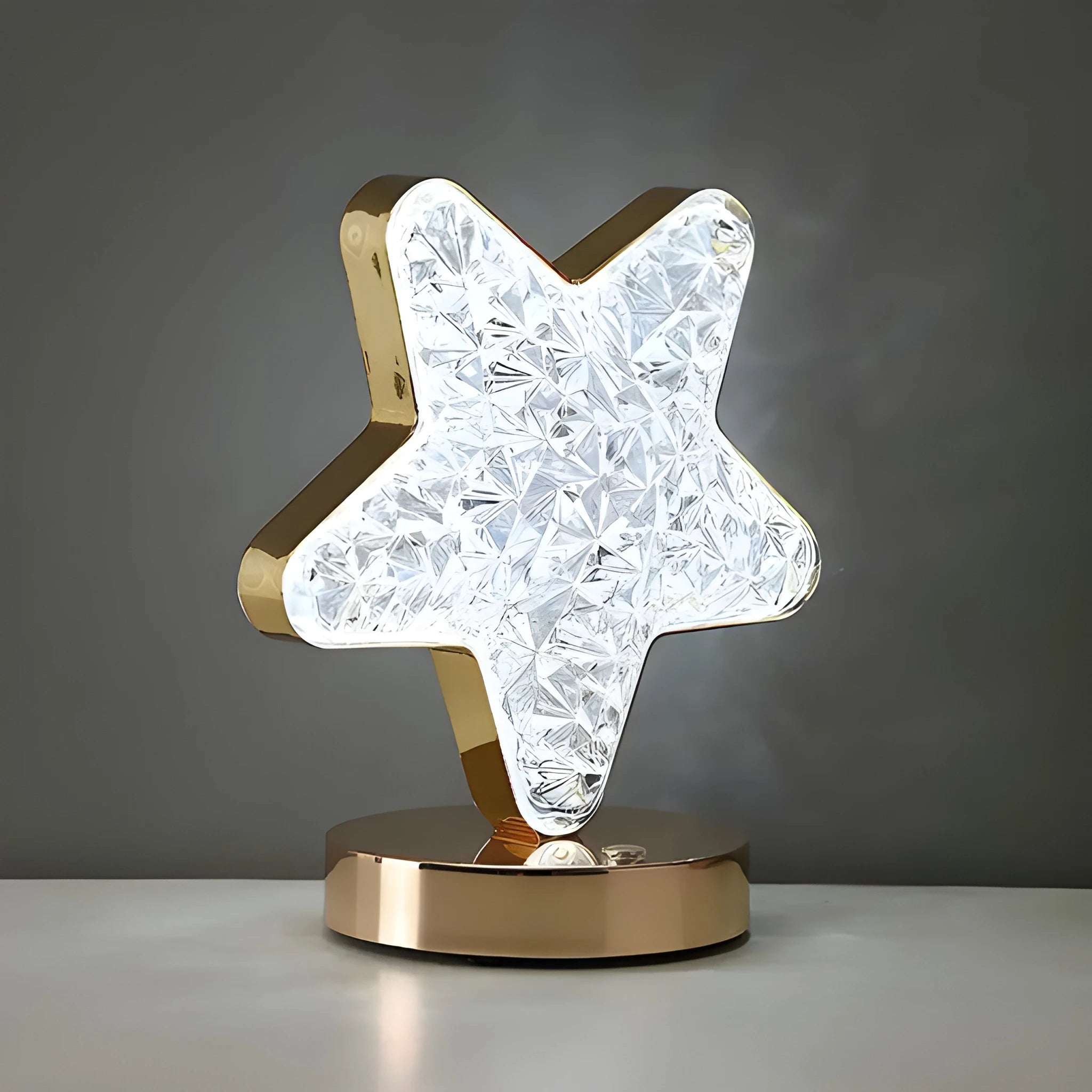 Crystal diamond lamp cordless