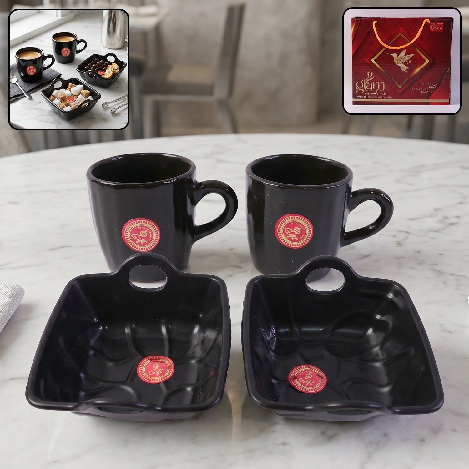 Elegant Ceramic Cup Mug Set