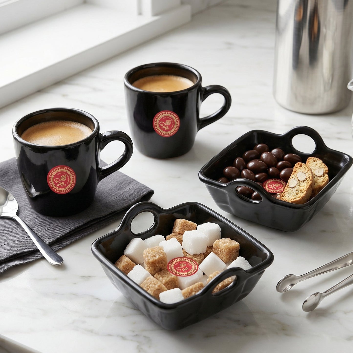 Elegant Ceramic Cup Mug Set