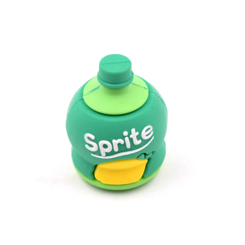 3d Cold Drink Bottle Shape Rubber and Sharpener - Office