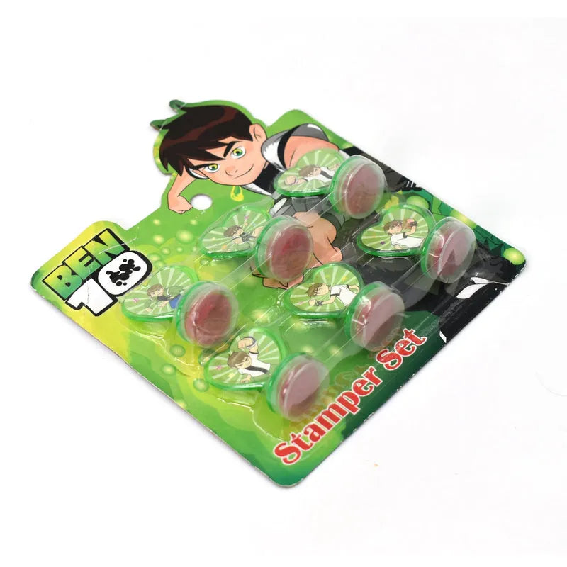 Best ben 10 heart shape stamps (6 pcs) - stamp & pad sets | 2025 | fast shipping