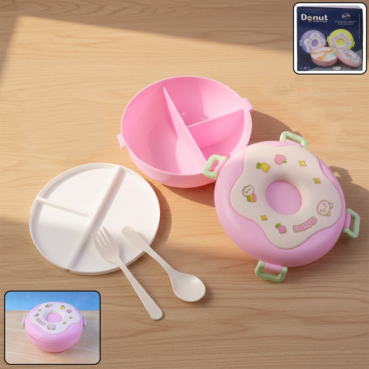 Donut Kids Lunch Box