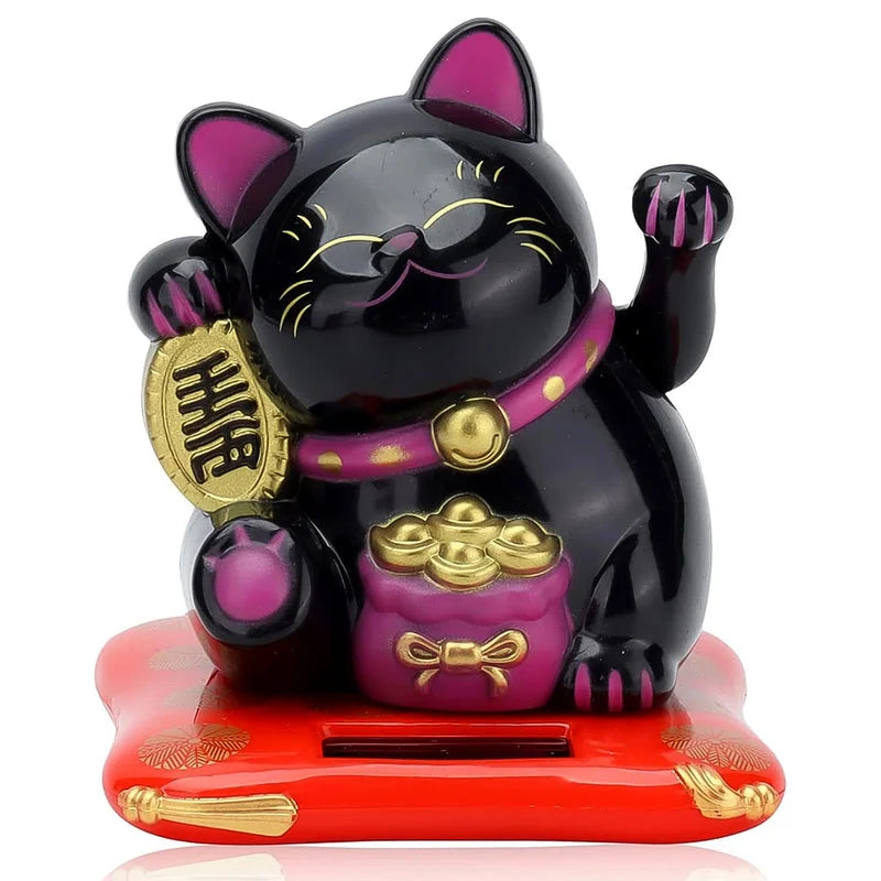 Best solar waving lucky cat - figurines | 2025 | fast shipping