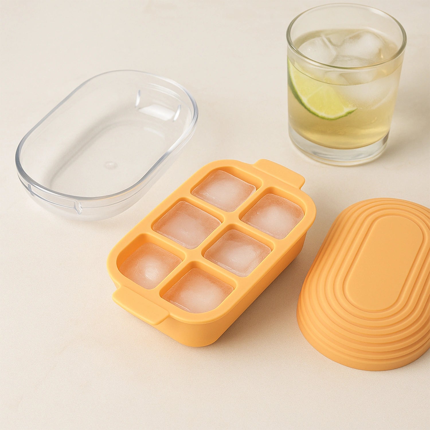 Best 6-cube ice tray with lid - cube trays | 2025 | fast shipping
