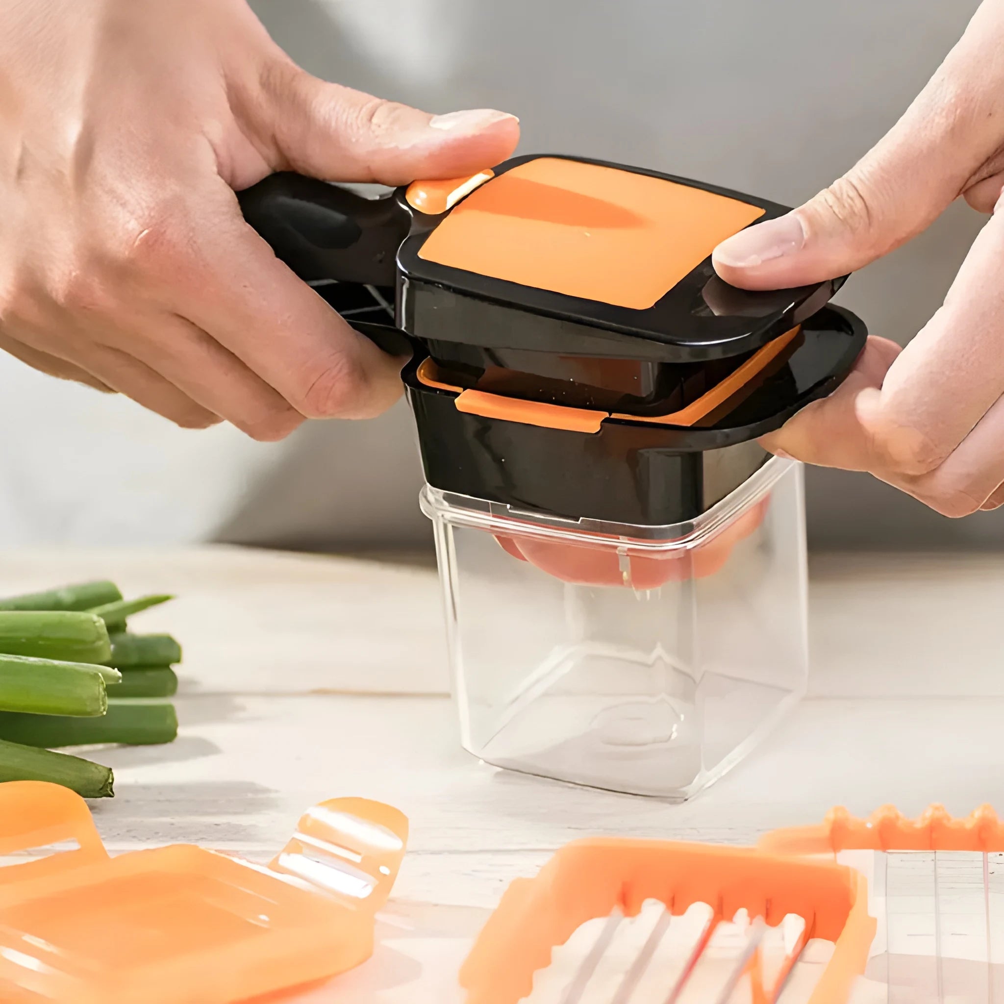Effortless vegetable chopper pro