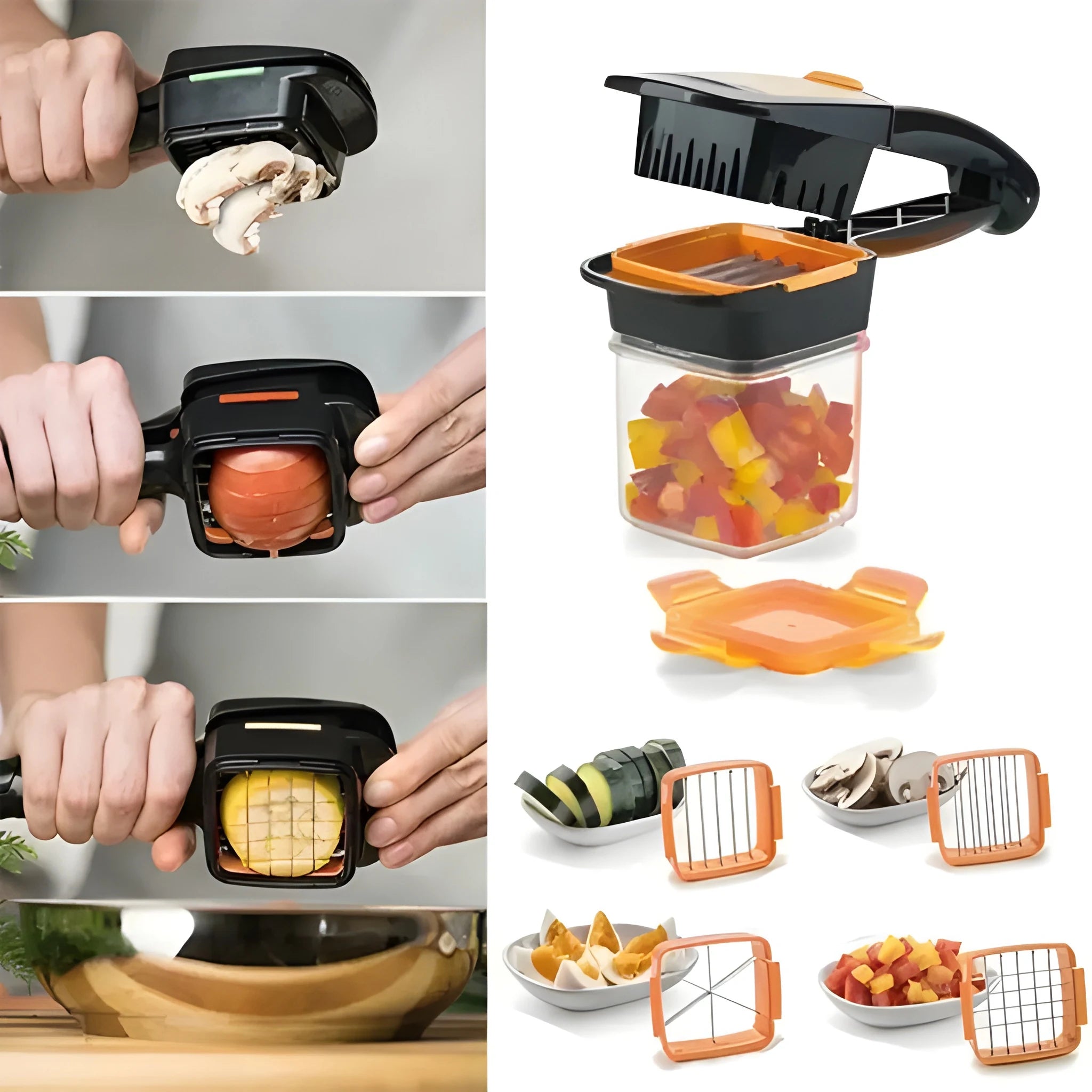 Effortless vegetable chopper pro