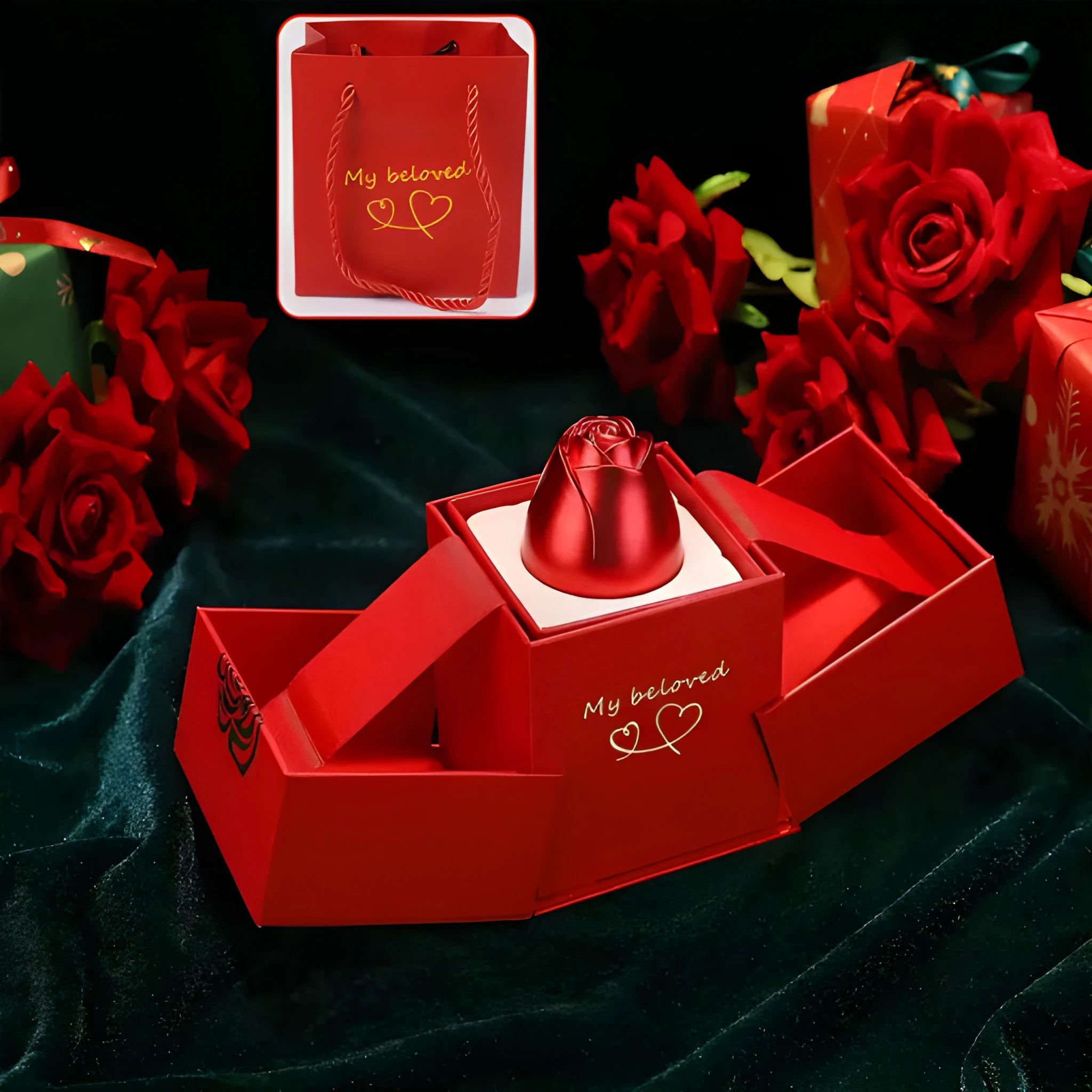 Eternal rose jewelry box