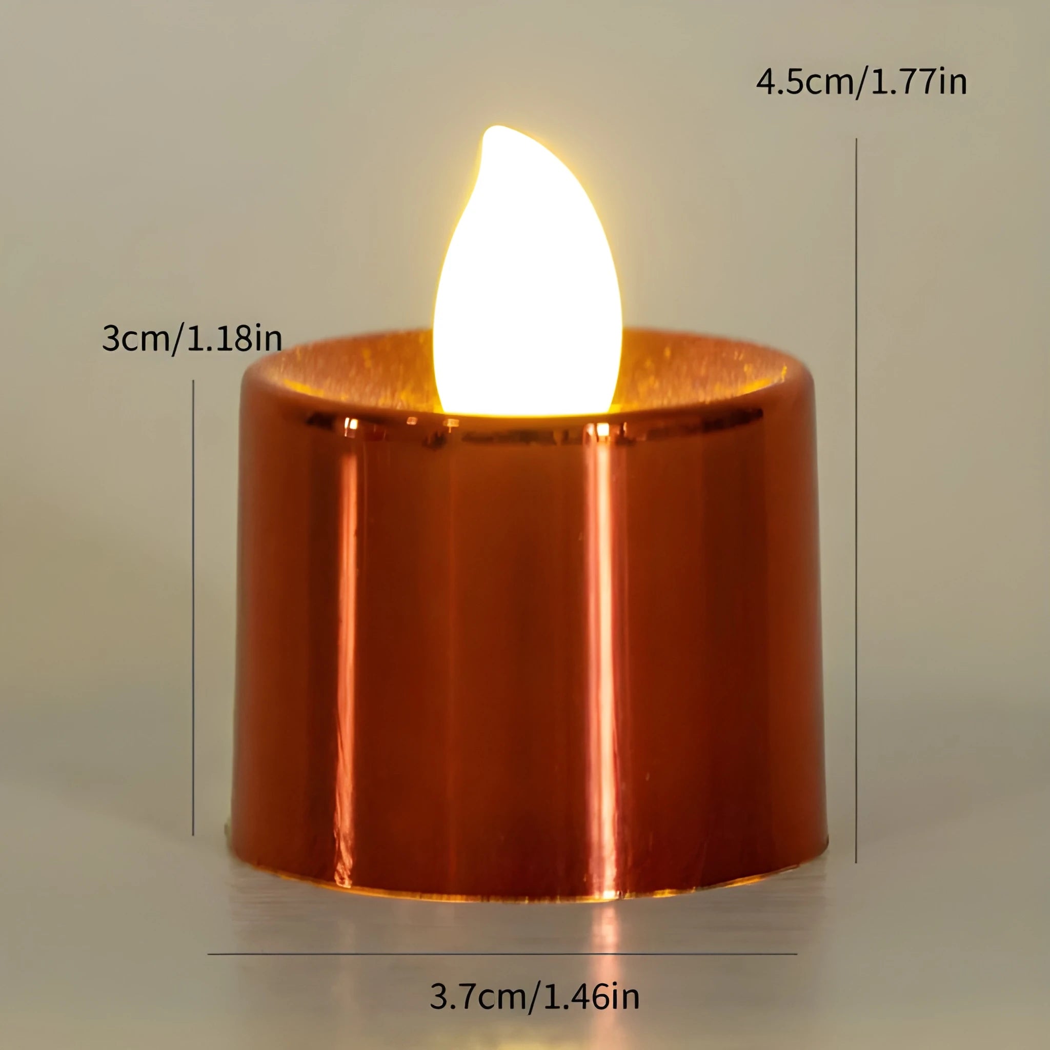 Flameless led tea light candles