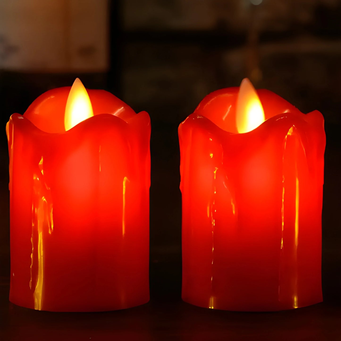 Best flameless melted led candles - 2025 | fast shipping