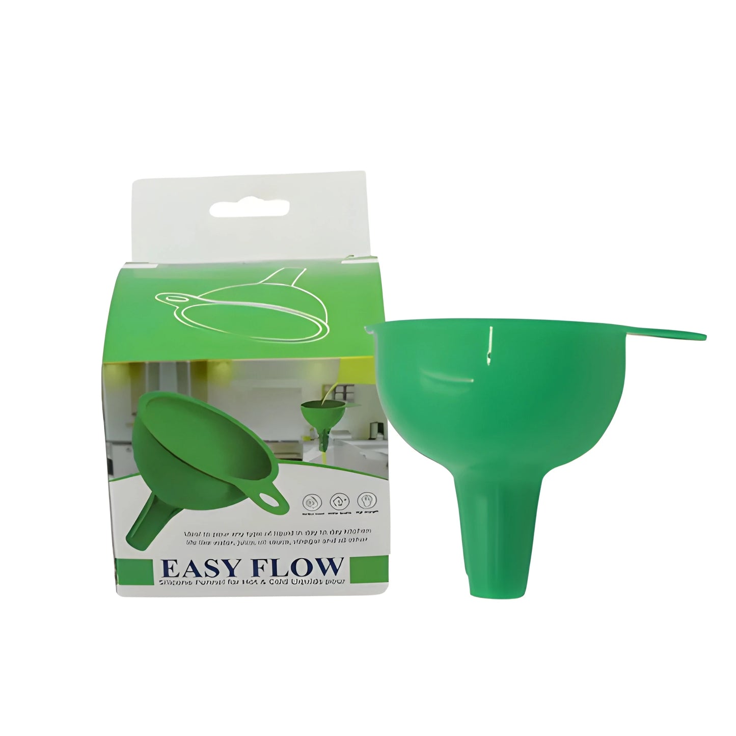 Flexible Silicone Kitchen Funnel - Home &