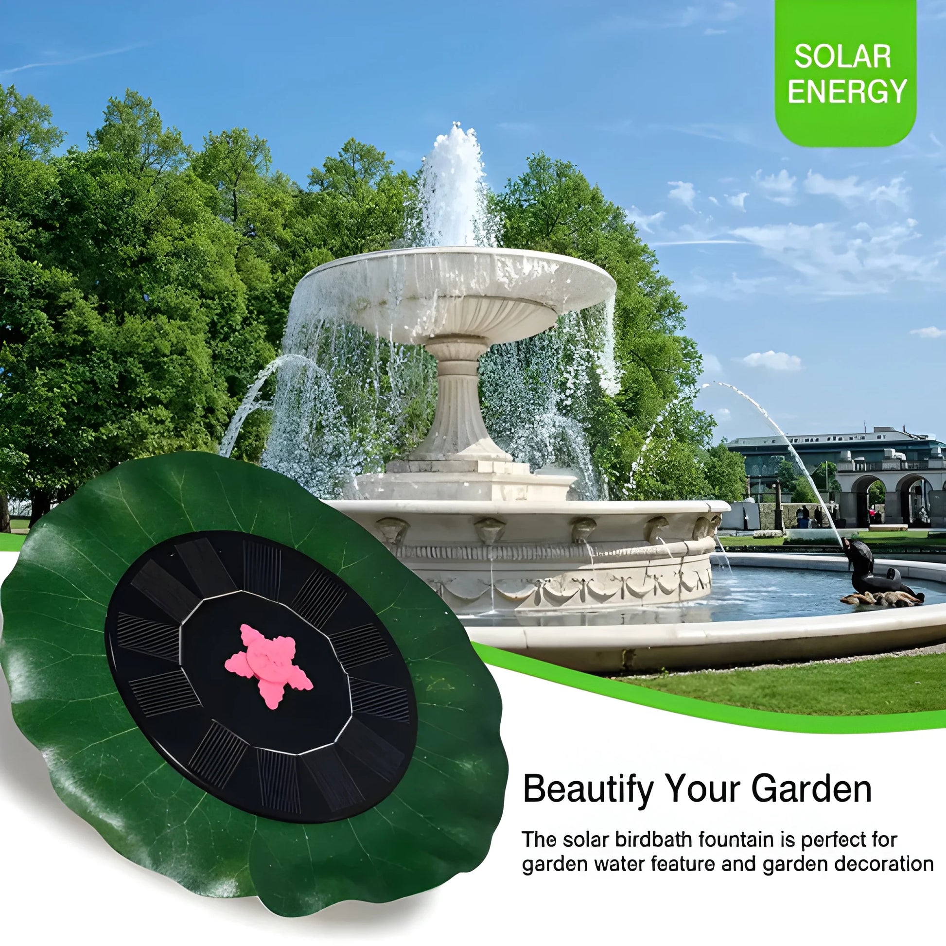 Best floating solar fountain - & pond accessories | 2025 | fast shipping