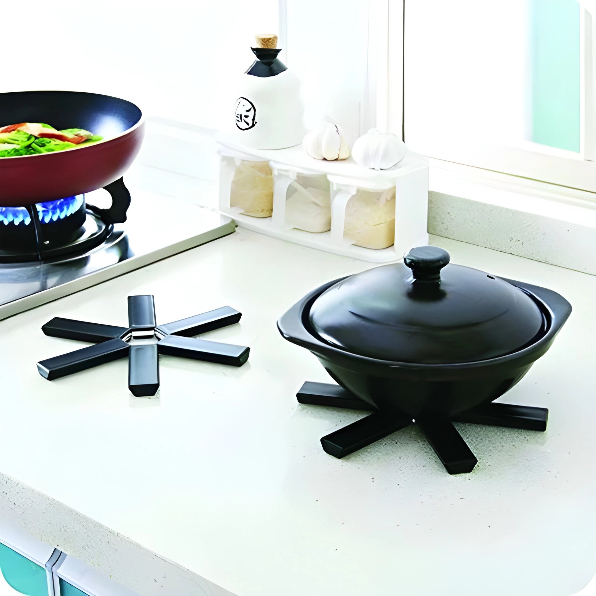 Foldable silicone hot mat