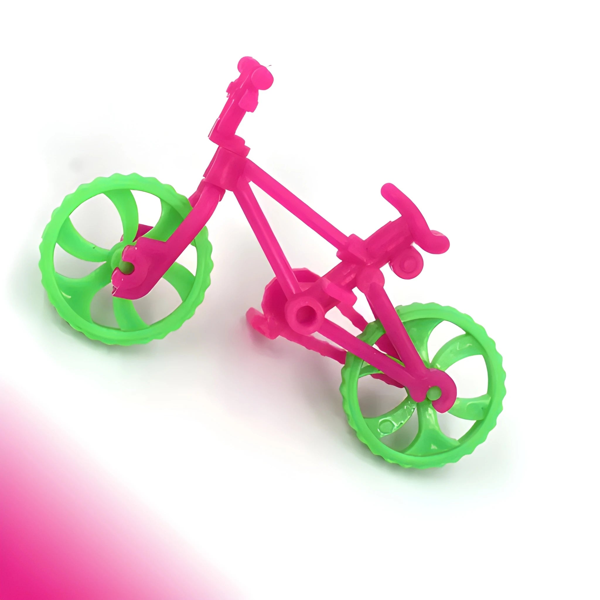 Friction-powered bike toy set
