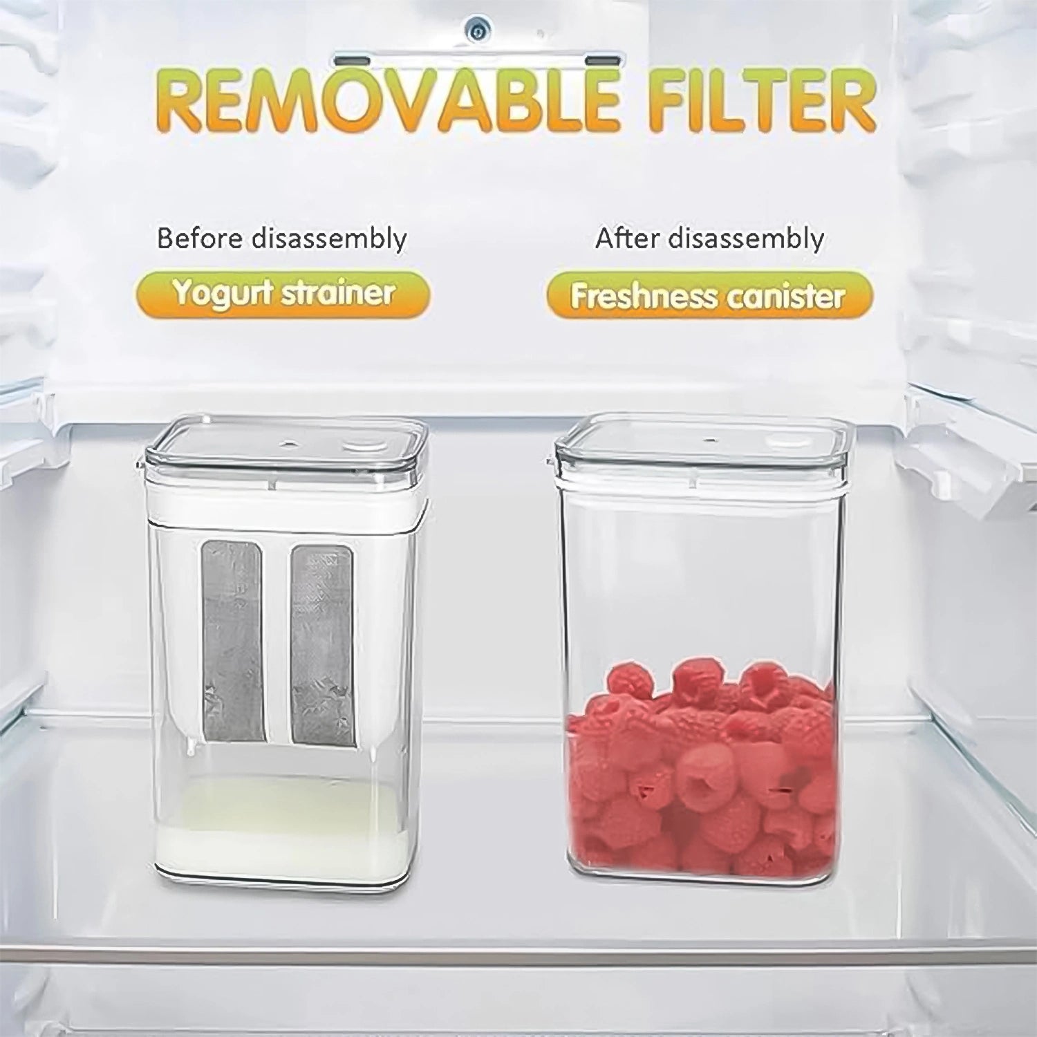 2 in 1 yogurt strainer