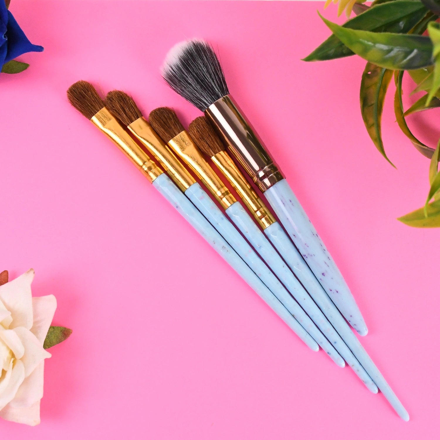 Professional 5-piece makeup brush set