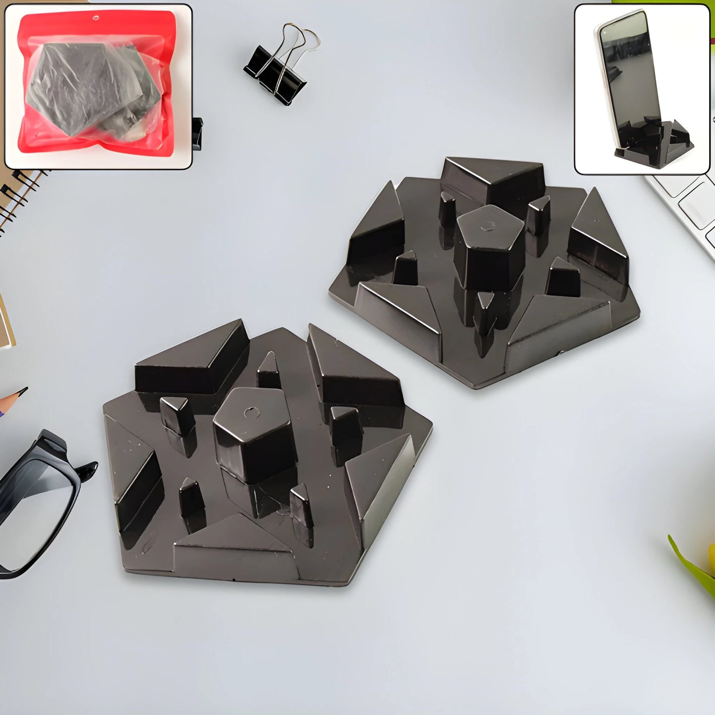 Geometric Phone Stand - Mobile Accessories