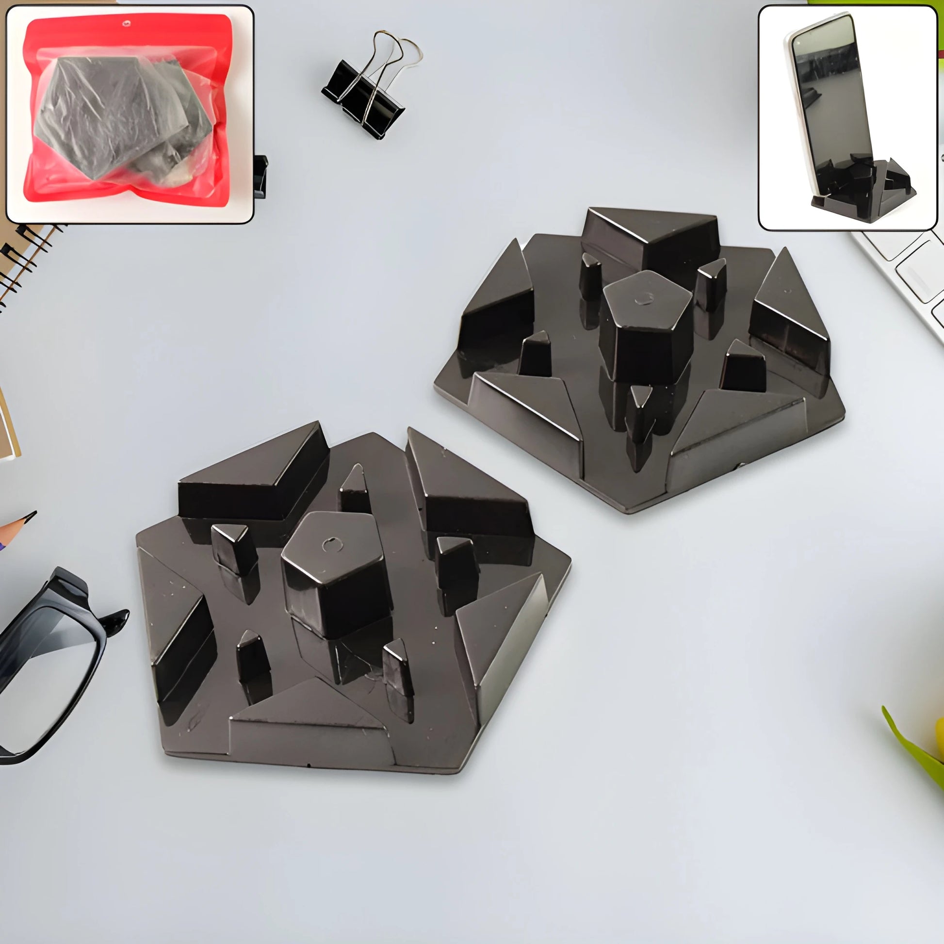 Geometric Phone Stand - Mobile Accessories