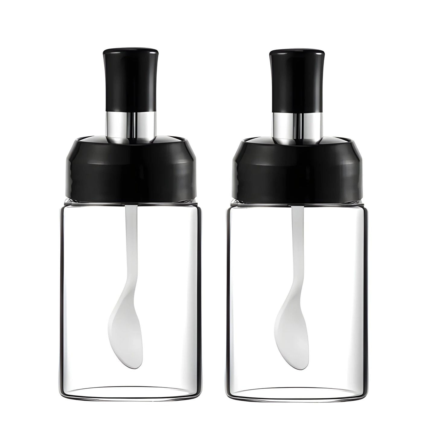 Glass Spice Dispenser Jar - Home & Kitchen