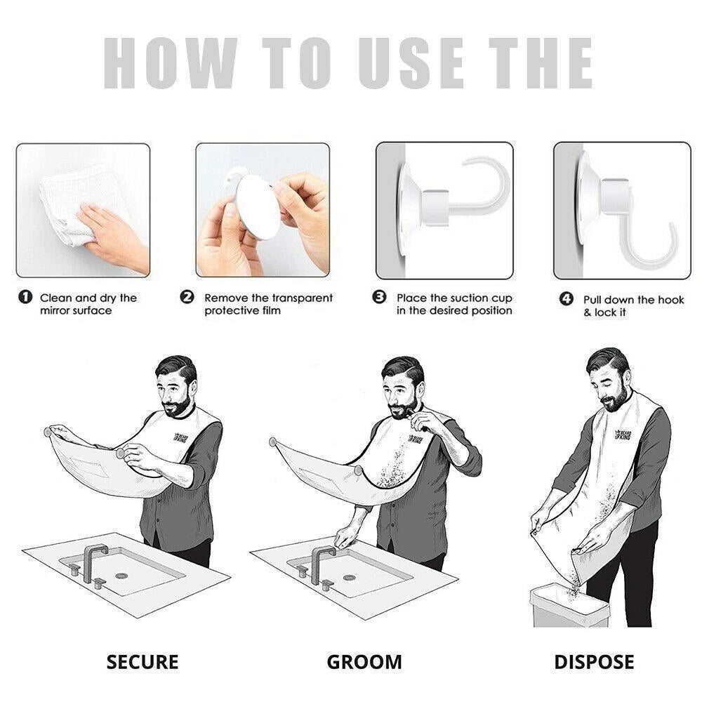 Beard grooming apron – 1 pc