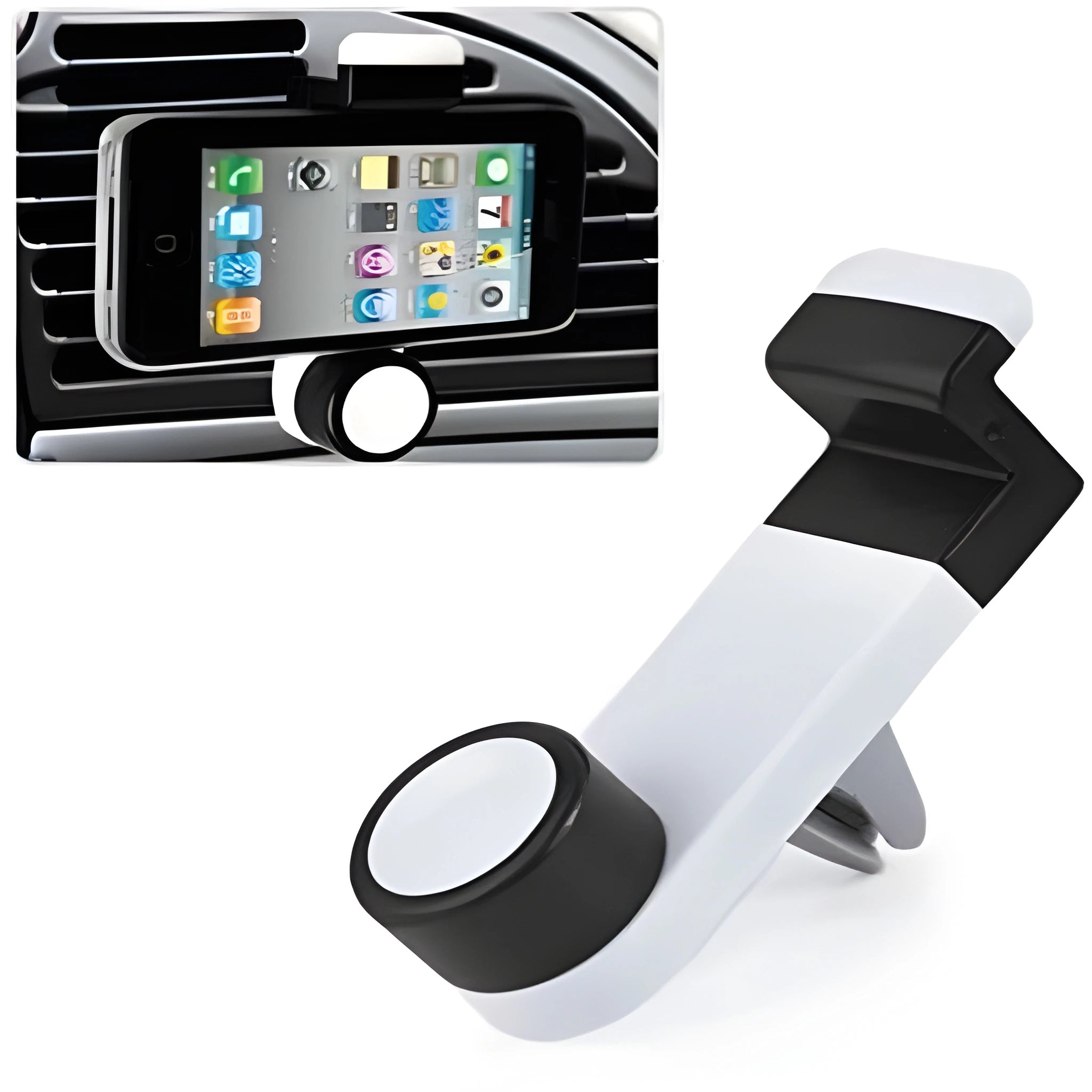 Grip-tight car phone mount