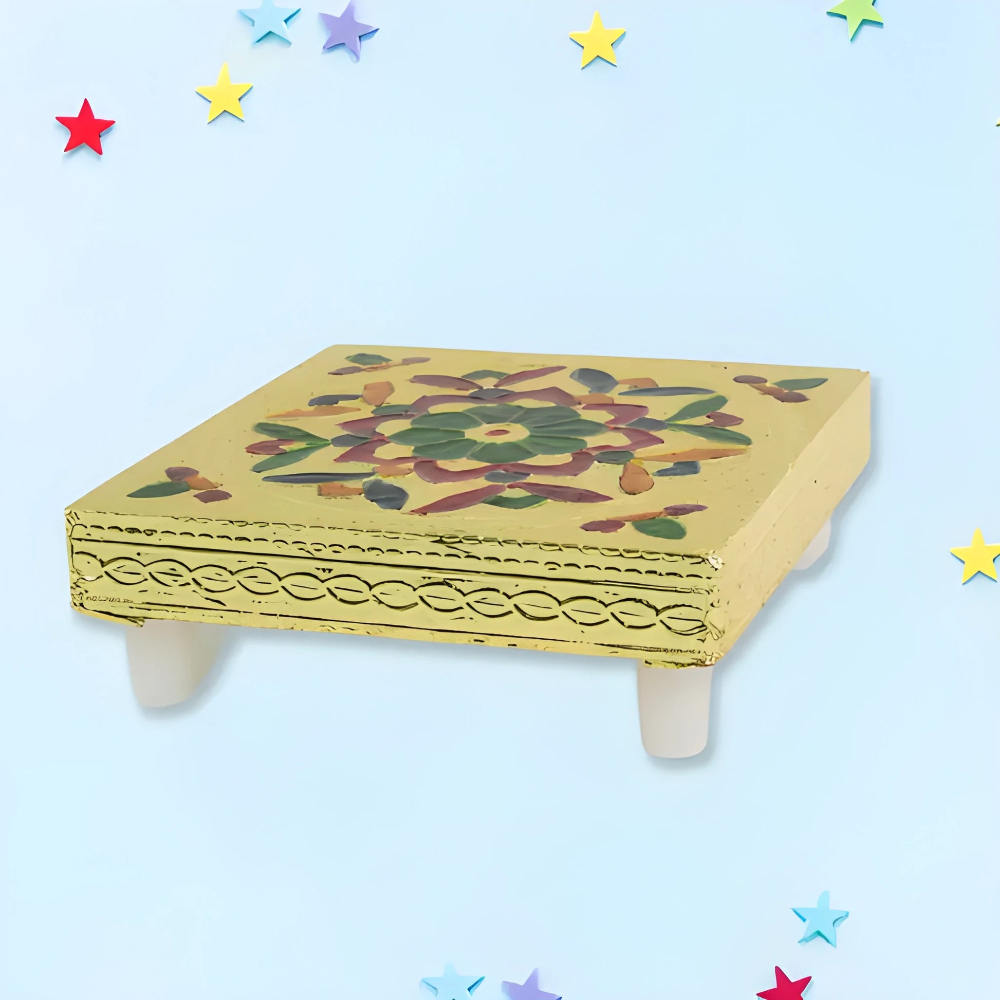 Best hand-painted pooja chowki - religious items | 2025 | fast shipping