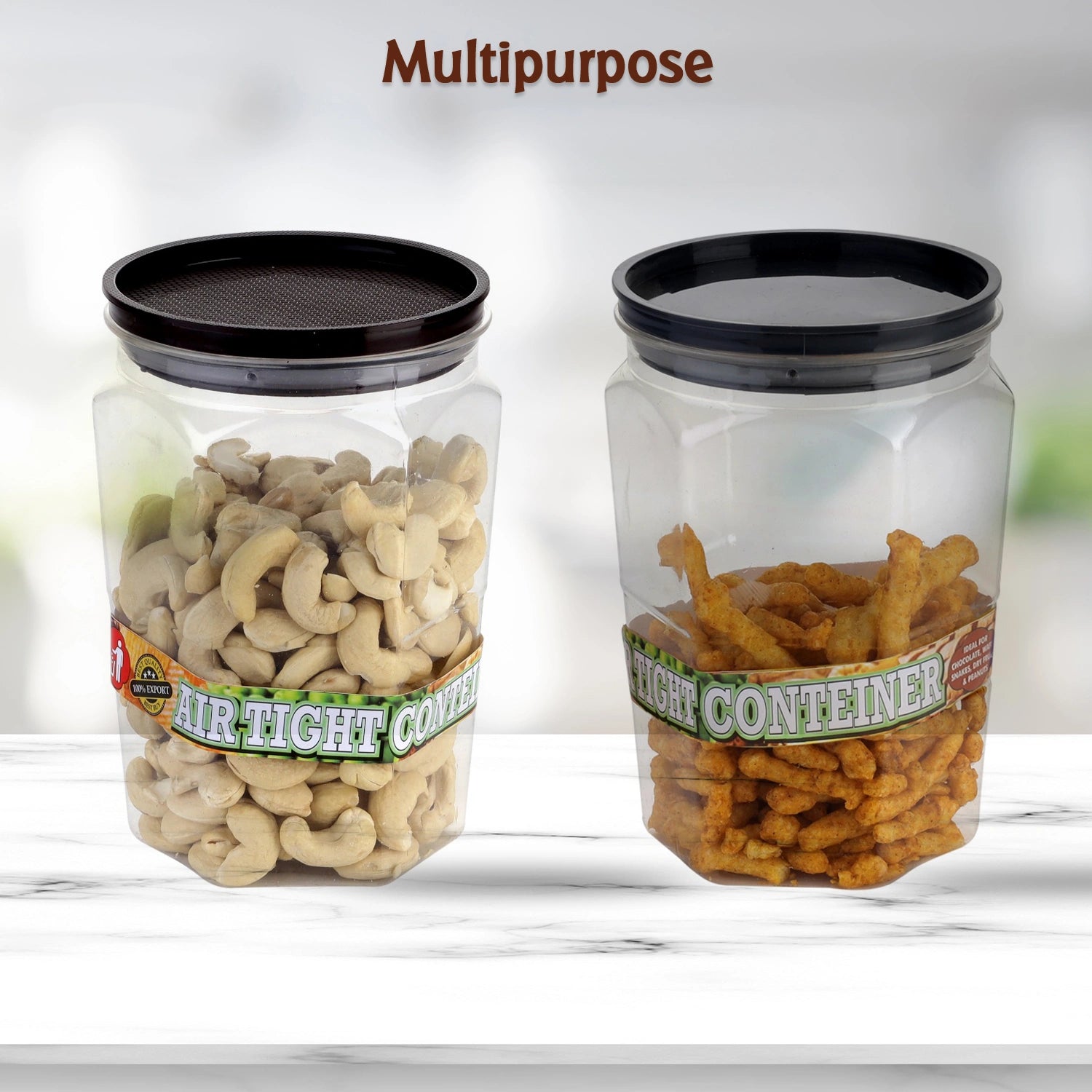 Air tight storage containers (6 pcs)