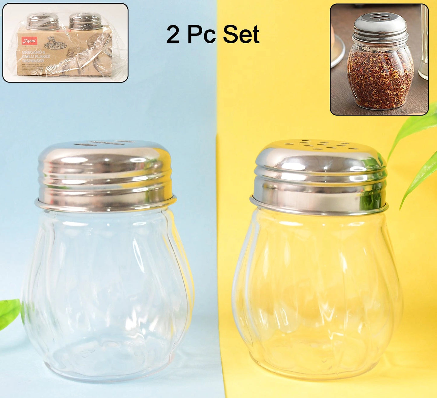 Best oregano & chilli flakes dispenser set - food dispensers | 2025 | fast shipping