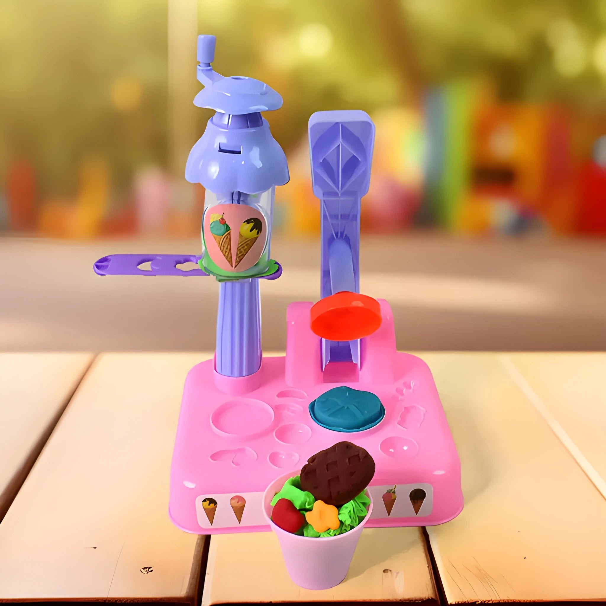 Ice cream maker dough set