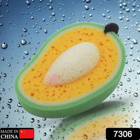 Mango shape sponge dish washing