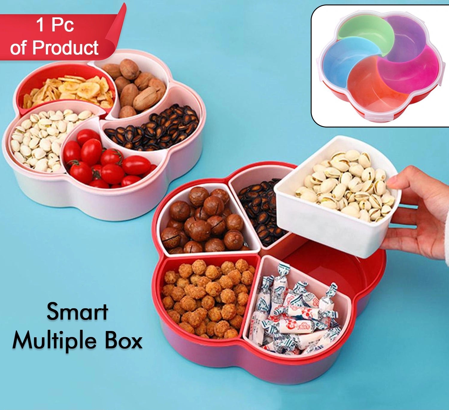 Best 5-compartment snack box - food storage containers | 2025 | fast shipping