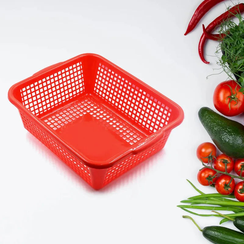 Plastic Dish Rack and Vegetables Fruits Basket 1 Pc - Home & Kitchen