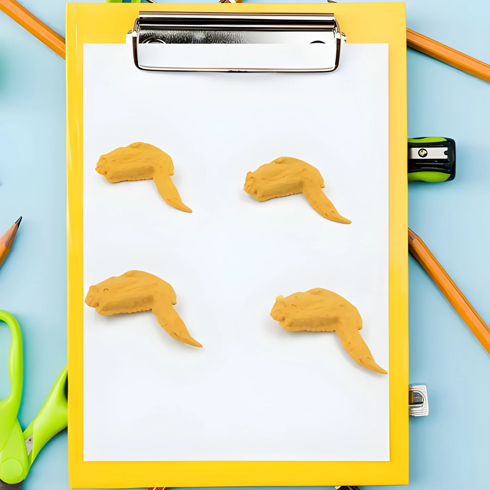 Kawaii Chicken Wing Erasers - Stationery