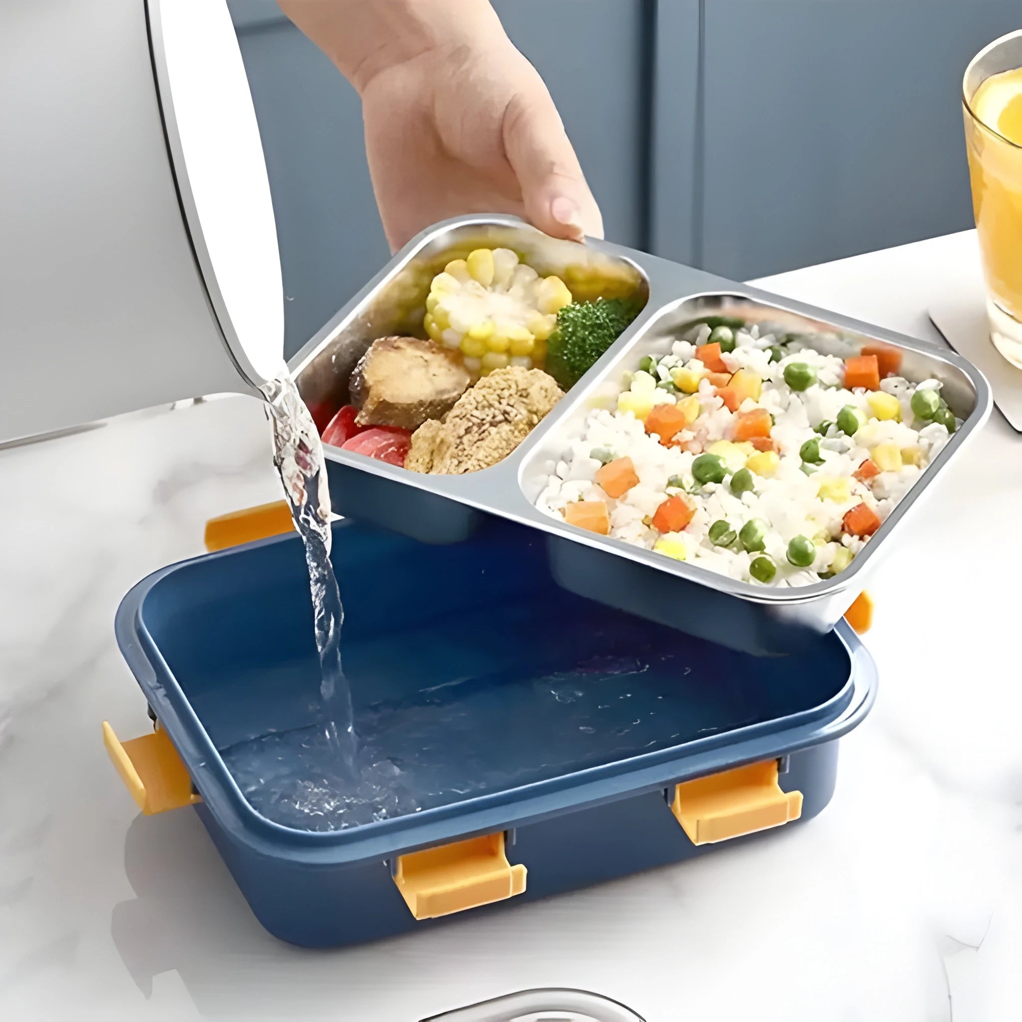 Leak-proof stainless steel lunchbox