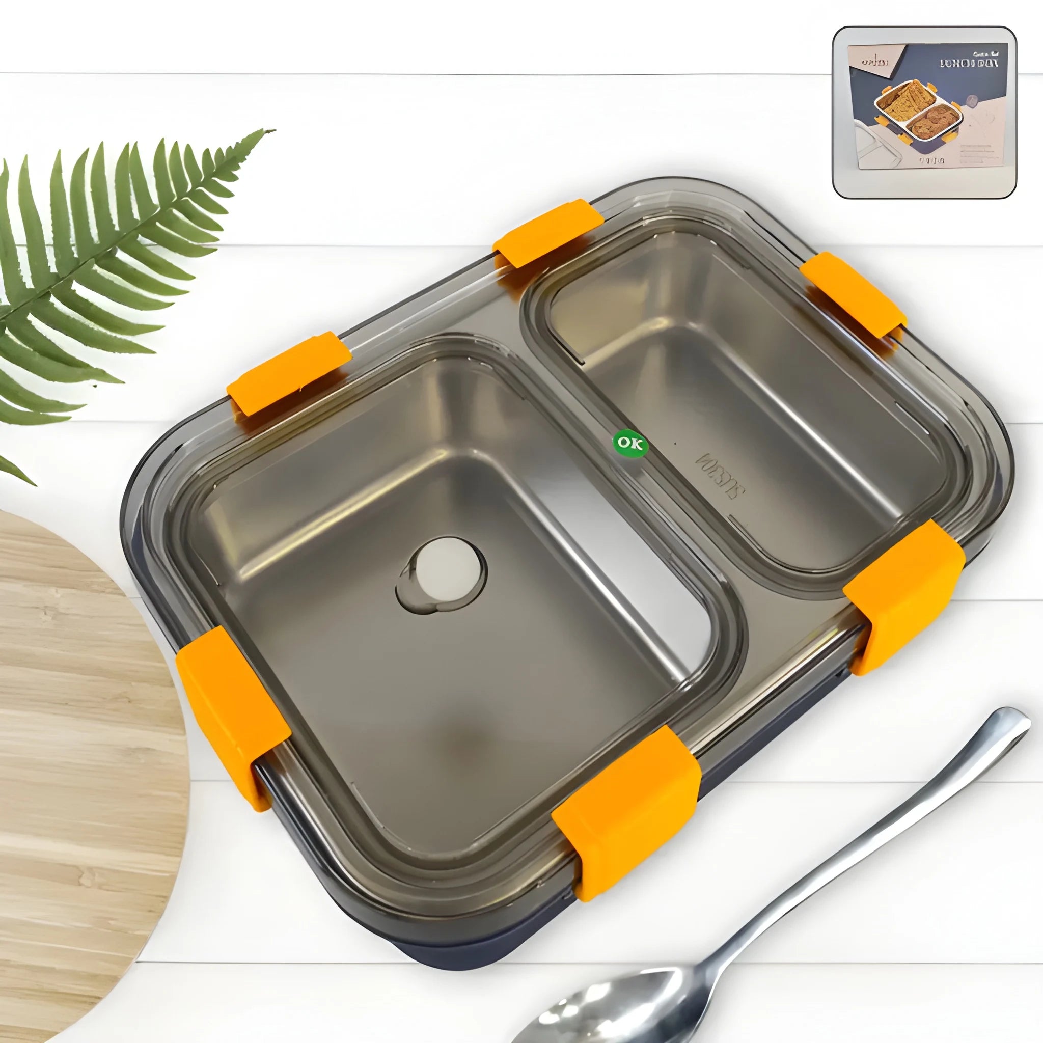 Leak-proof stainless steel lunchbox
