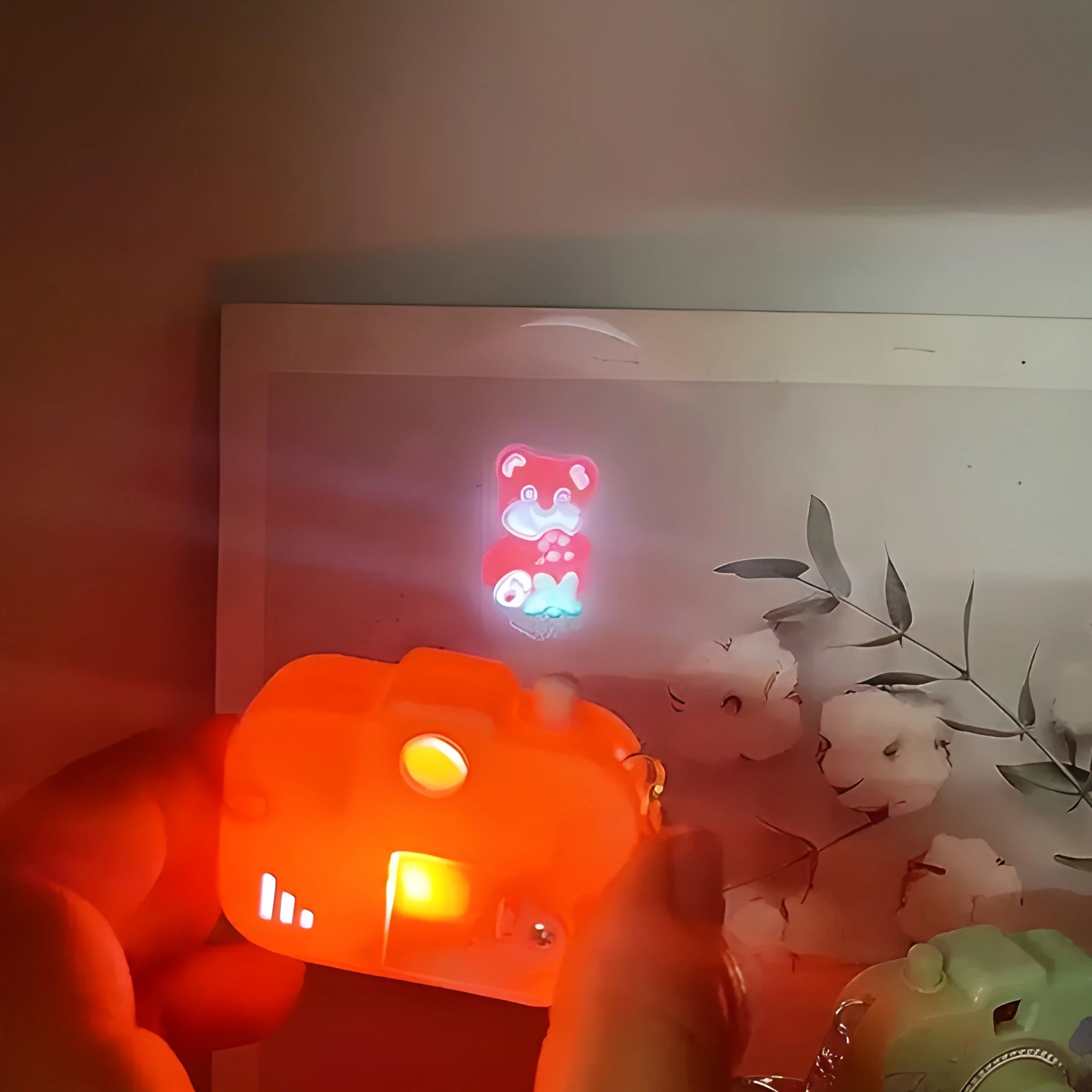 Magic projection keychain