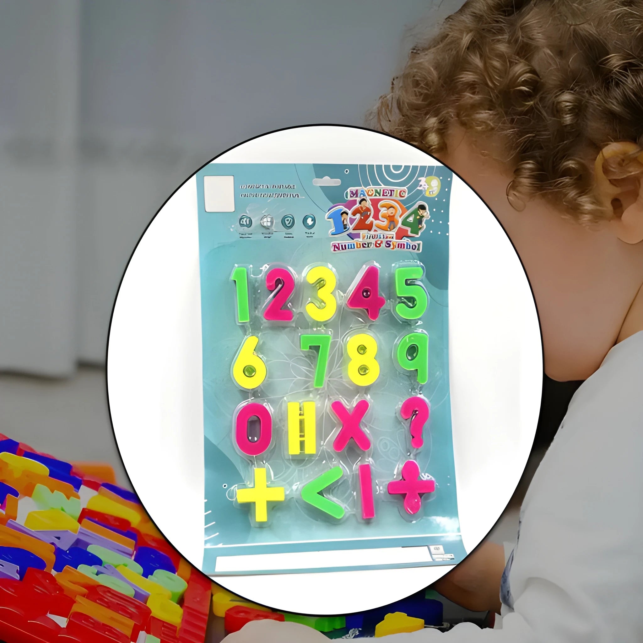 Magnetic numbers learning set