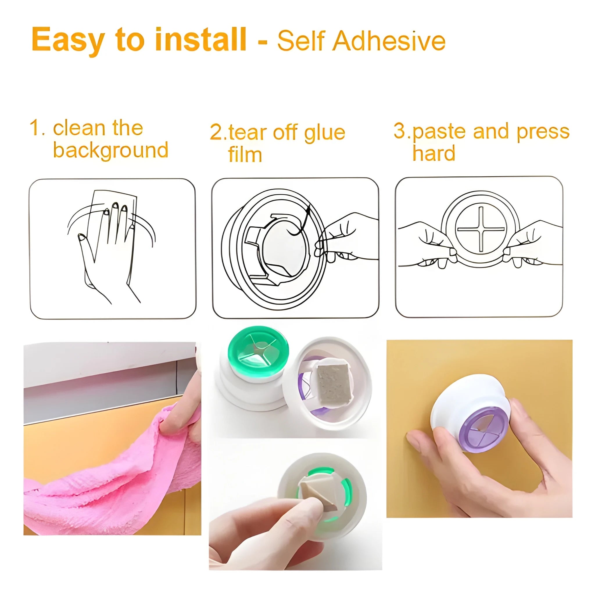 Mini space-saving towel holder