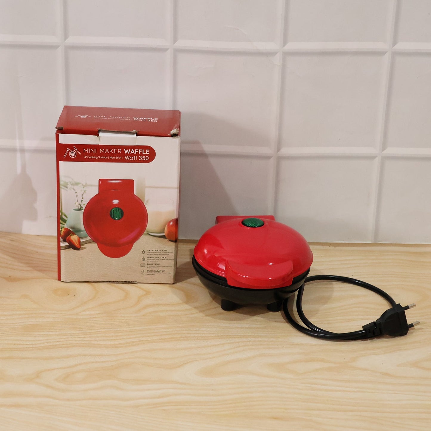 Mini Non-Stick Waffle Maker