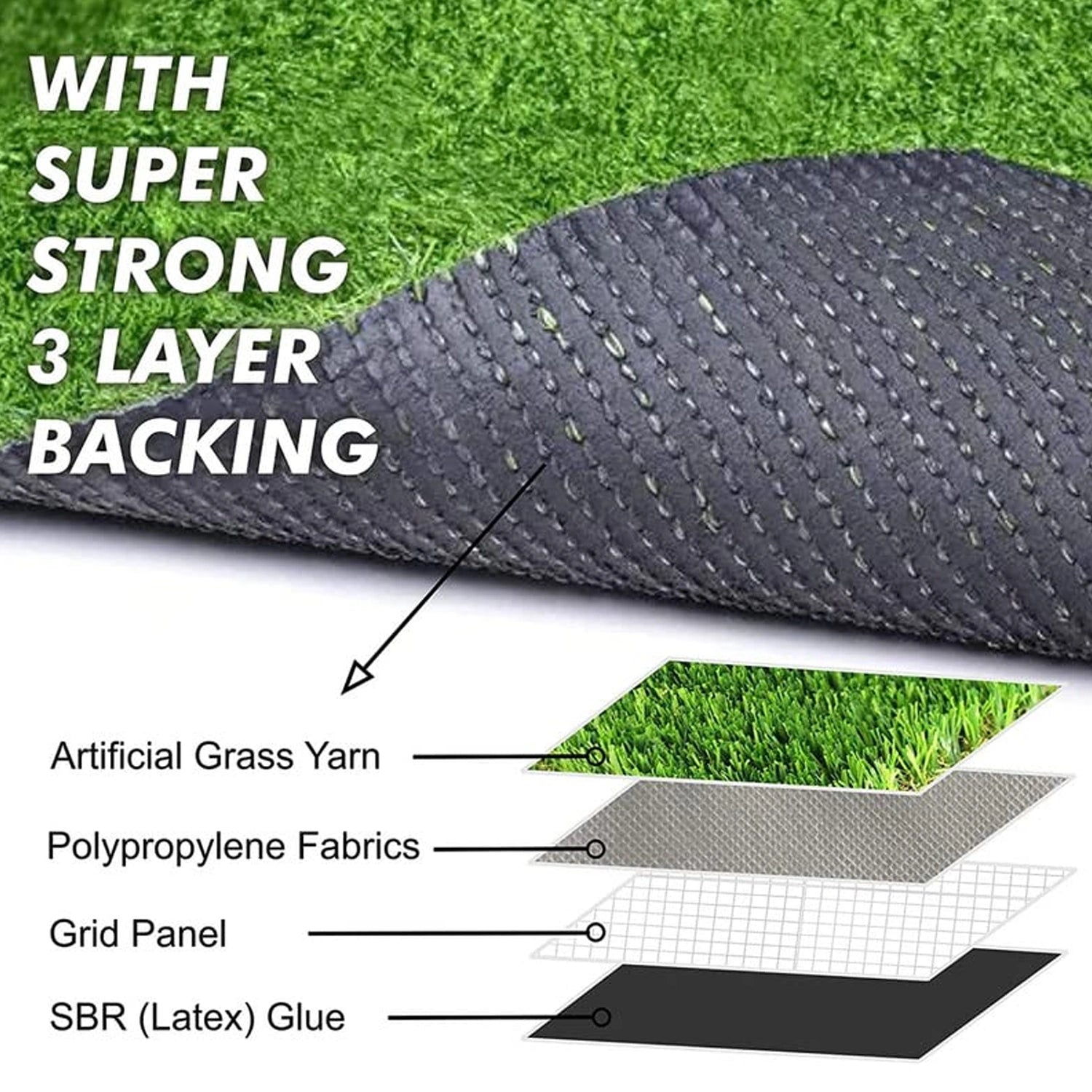 Artificial grass turf – pack of 1