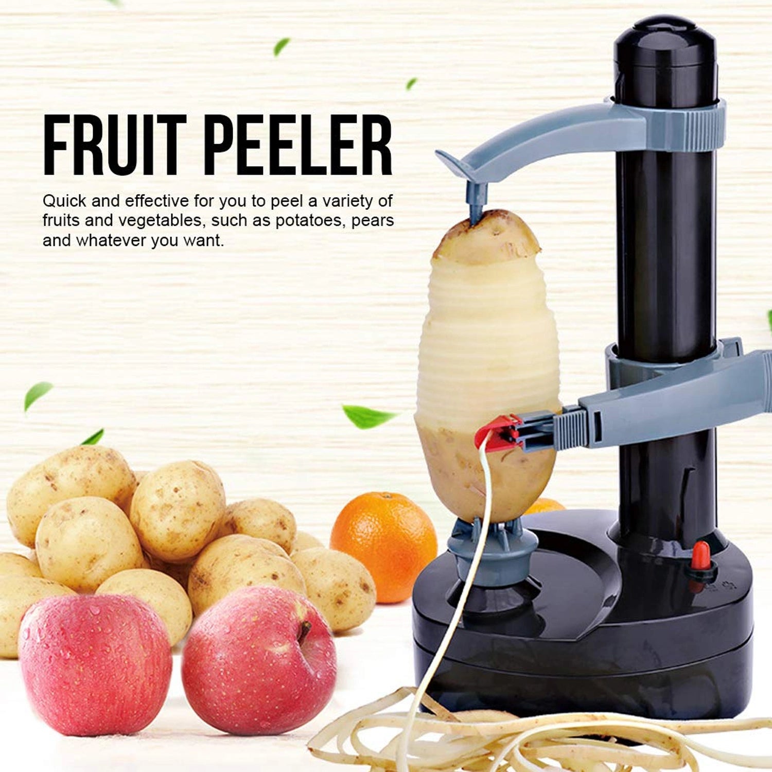 Automatic fruit peeler