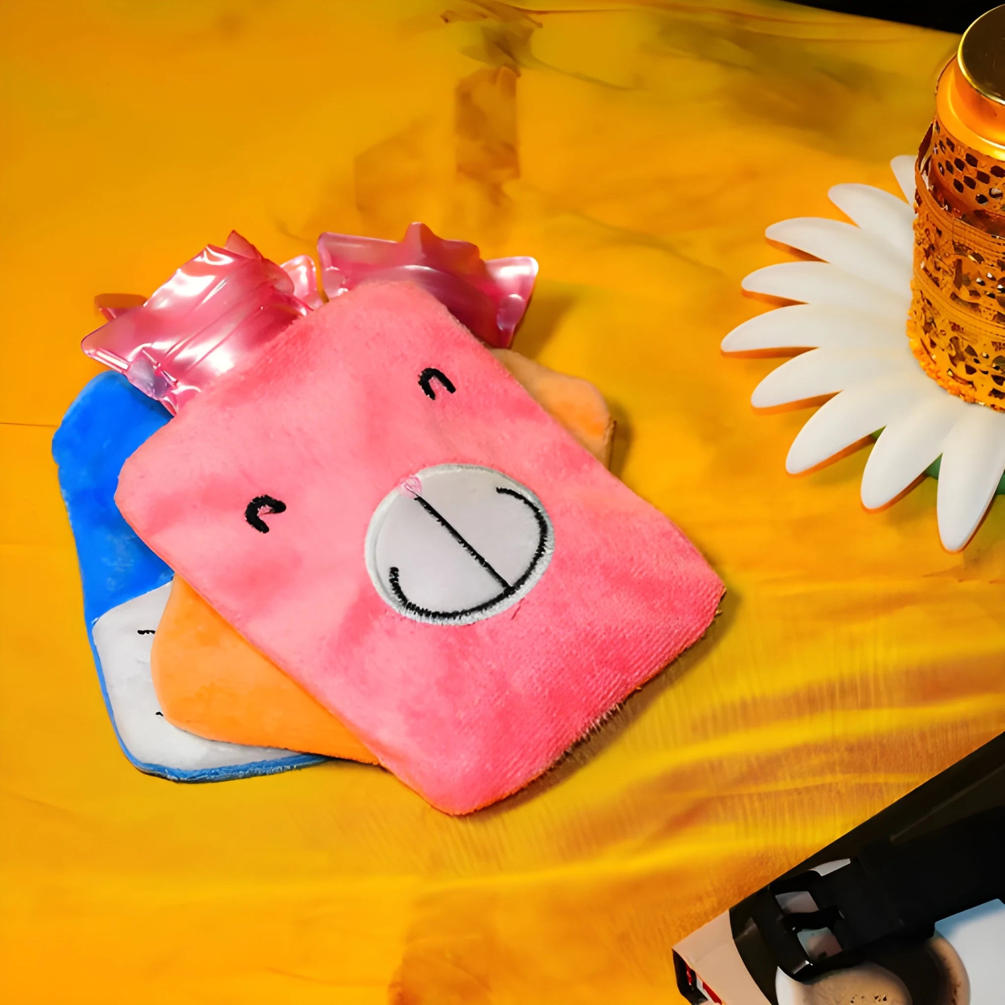 Pink cramp relief bag