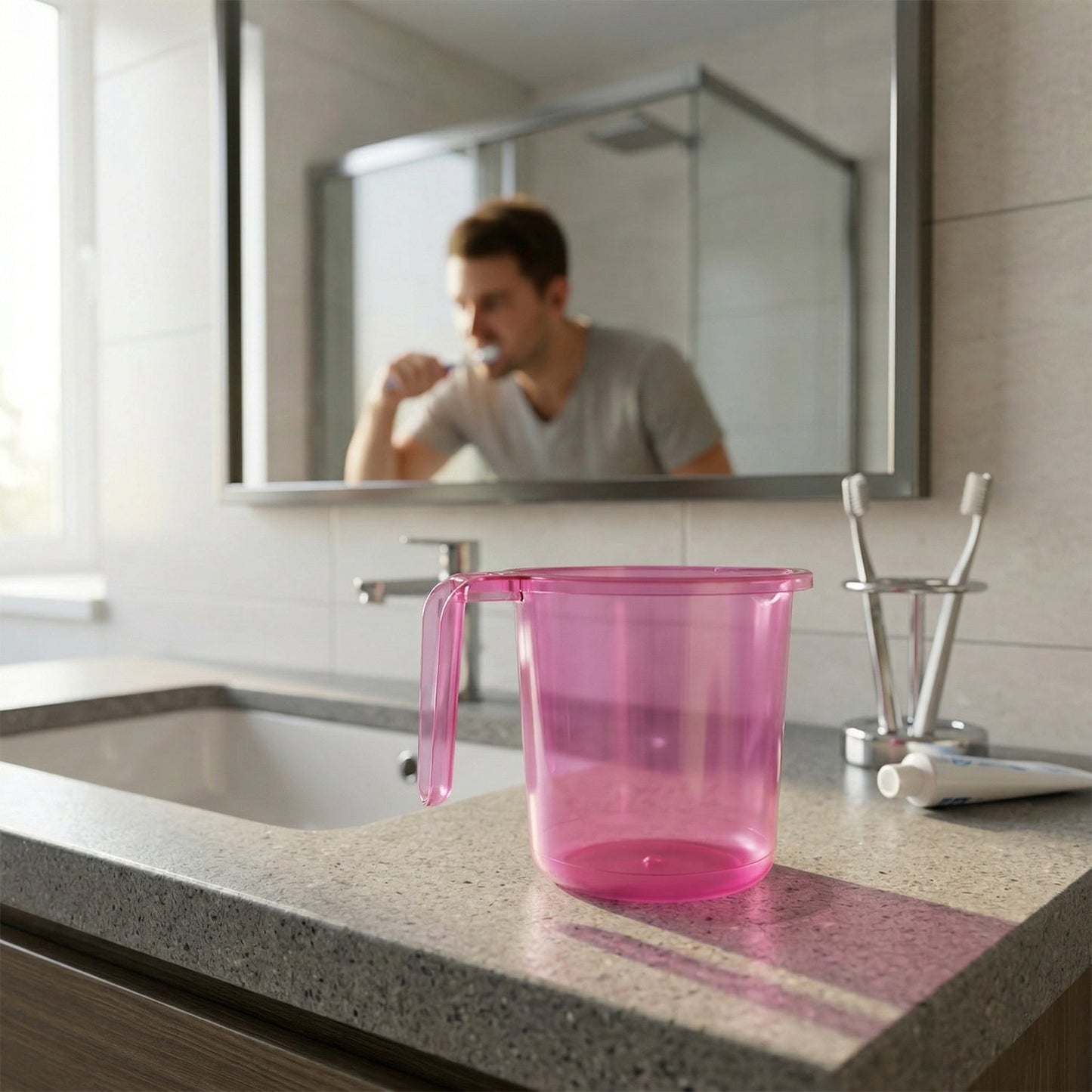 Plastic Mug For Bathroom