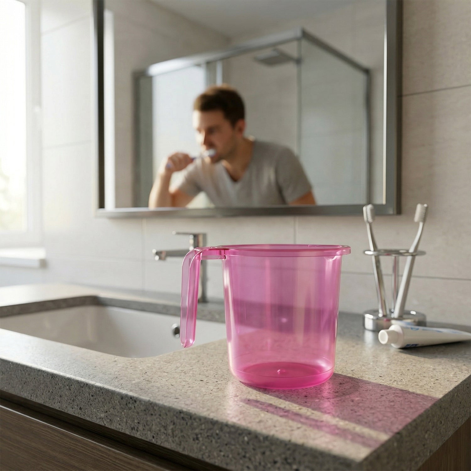 Plastic Mug For Bathroom