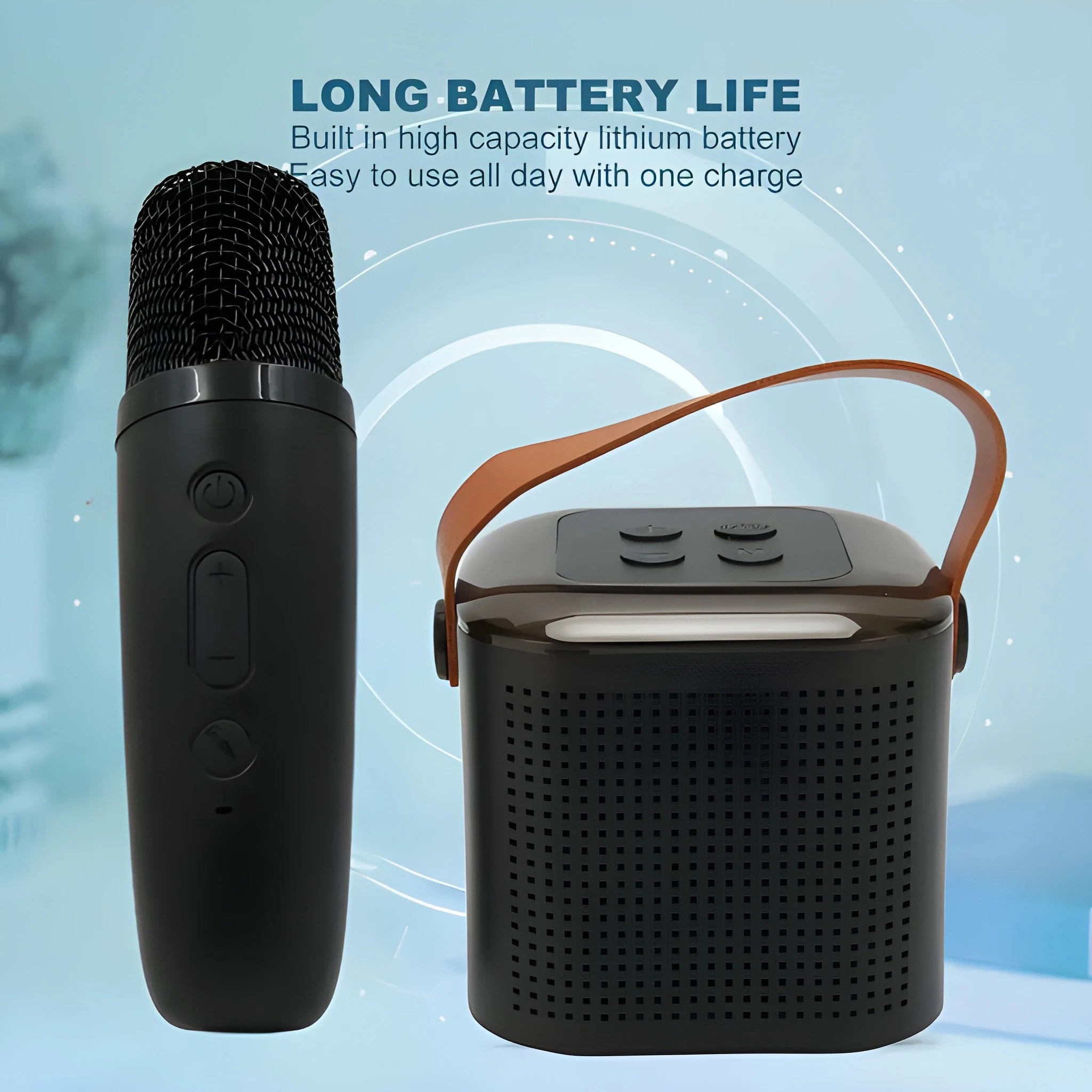 Portable karaoke party speaker