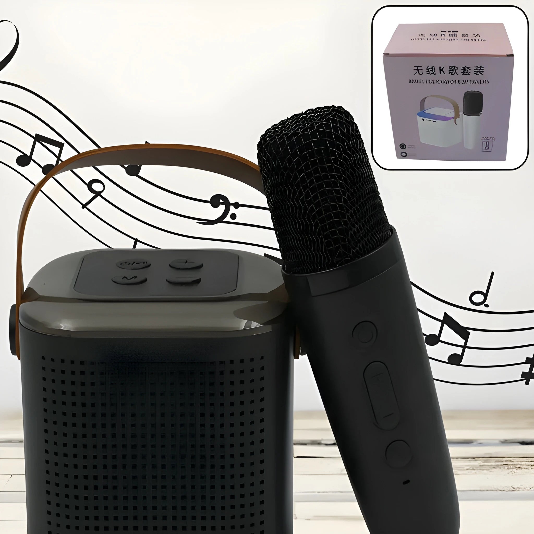Portable karaoke party speaker