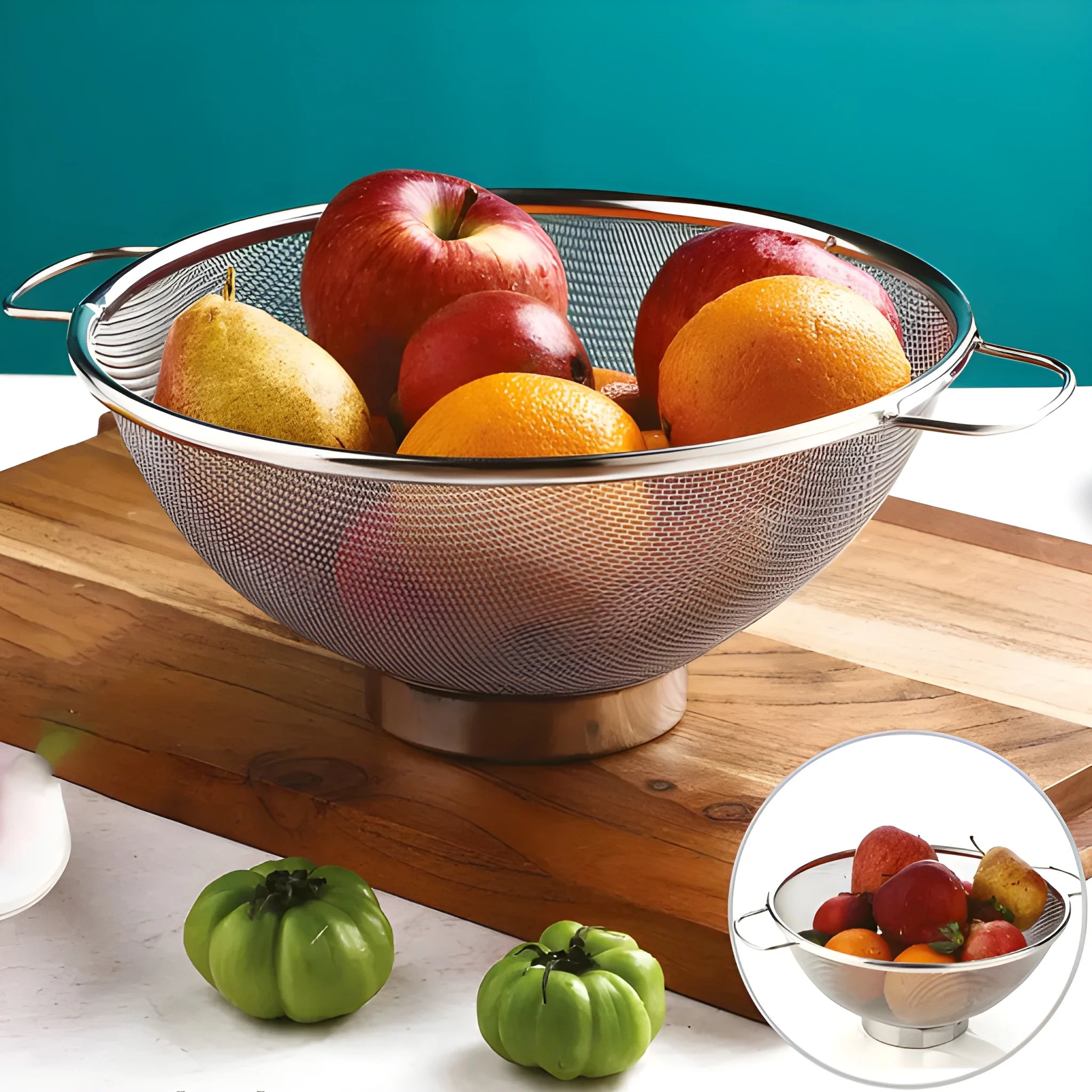 Premium stainless steel colander