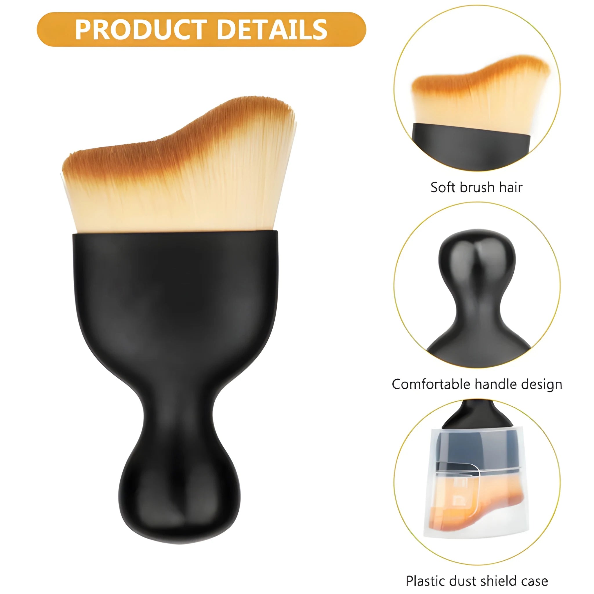 Pro detailing dust brush